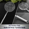 1pc Strainer Spoon; Solid Stainless Steel Spider Strainer Skimmer Ladle; For Cooking And Frying; Kitchen Utensils Wire Strainer Pasta Strainer Spoon;