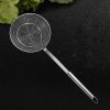 1pc Strainer Spoon; Solid Stainless Steel Spider Strainer Skimmer Ladle; For Cooking And Frying; Kitchen Utensils Wire Strainer Pasta Strainer Spoon;
