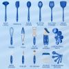 24-Pc Silicone Cooking Utensils Set Apartment Essentials Kitchen Tools