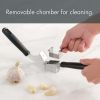 7.7in Ergonomic Lightweight Stainless Steel Garlic Press