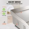 VEVOR Commercial Electric Griddle, 21", 1600W Countertop Flat Top Grill, Stainless Steel Teppanyaki Grill