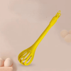1pc; Multifunctional 3-in-1 Egg Whisk Food Holder Noodle Holder Baking Tool Egg Stirrer Manual Whisk 1 Pack 11.02''×2.76''